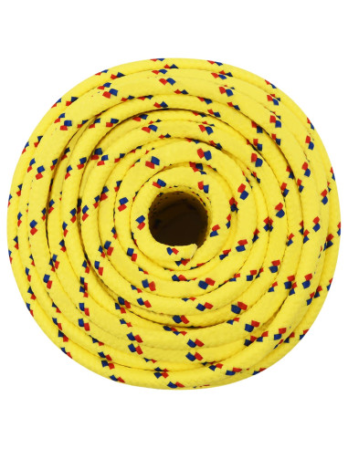 Corda multiuso 14 mm 25 m Giallo PP 1275 kg Carico massimo