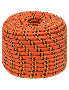 Corda multiuso 14 mm 25 m Arancione PP 1275 kg Carico massimo 2