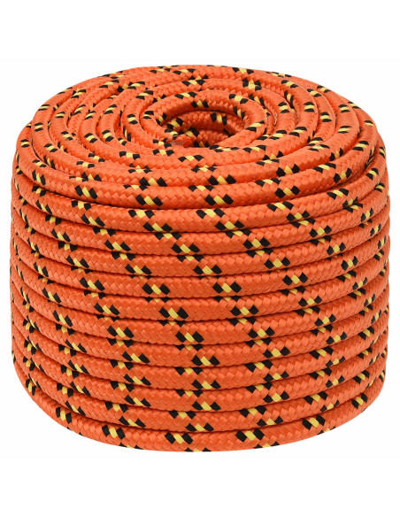 Corda multiuso 14 mm 25 m Arancione PP 1275 kg Carico massimo