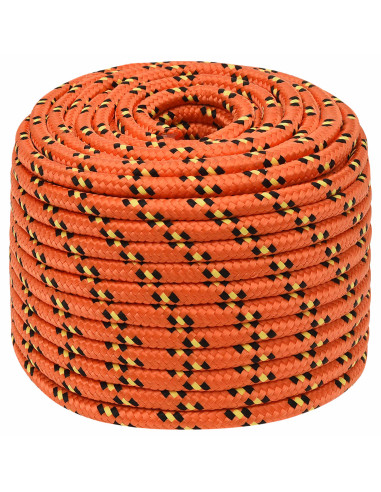 Corda multiuso 14 mm 25 m Arancione PP 1275 kg Carico massimo