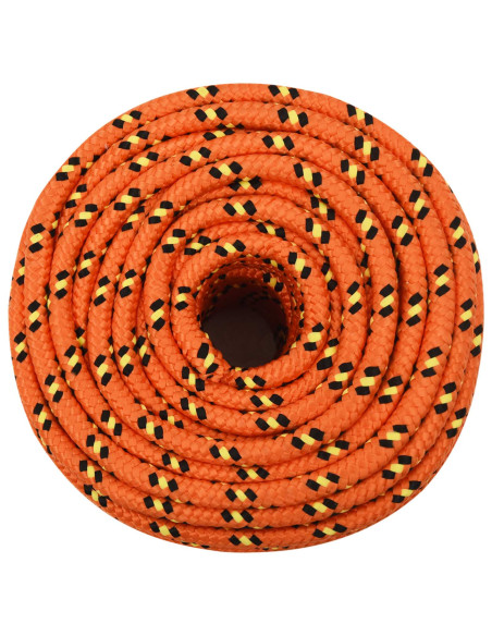 Corda multiuso 14 mm 25 m Arancione PP 1275 kg Carico massimo