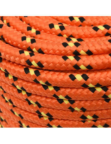 Corda multiuso 14 mm 25 m Arancione PP 1275 kg Carico massimo