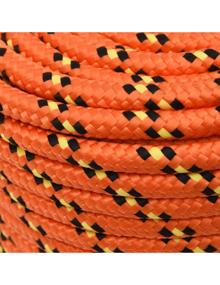 Corda multiuso 14 mm 25 m Arancione PP 1275 kg Carico massimo