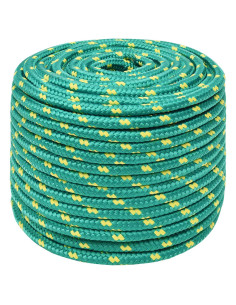Corda multiuso 14 mm 100 m Verde PP 1275 kg Carico massimo 2