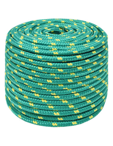 Corda multiuso 14 mm 100 m Verde PP 1275 kg Carico massimo