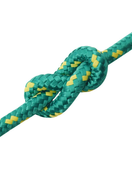 Corda multiuso 14 mm 100 m Verde PP 1275 kg Carico massimo