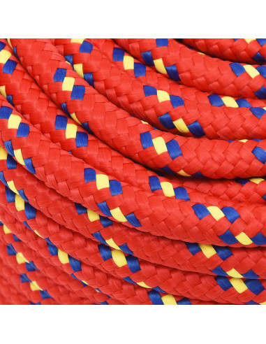 Corda multiuso 14 mm 100 m Rosso PP 1275 kg Carico massimo