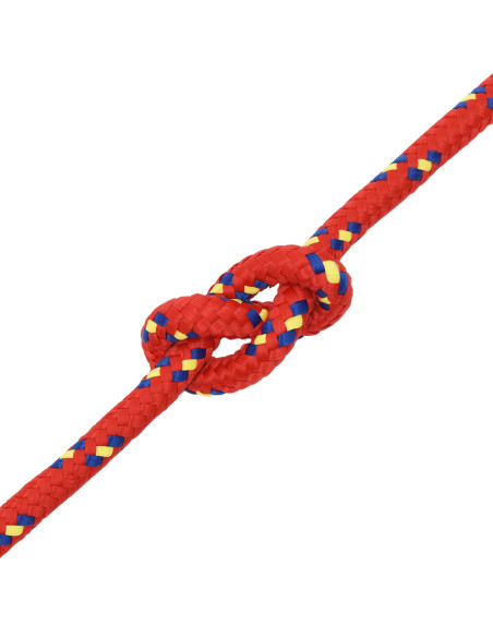 Corda multiuso 14 mm 100 m Rosso PP 1275 kg Carico massimo