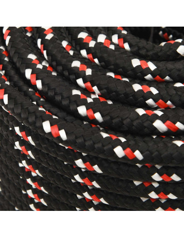 Corda multiuso 14 mm 100 m Nero e Rosso PP