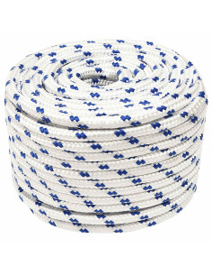 Corda multiuso 14 mm 100 m Bianco e Blu PP 2