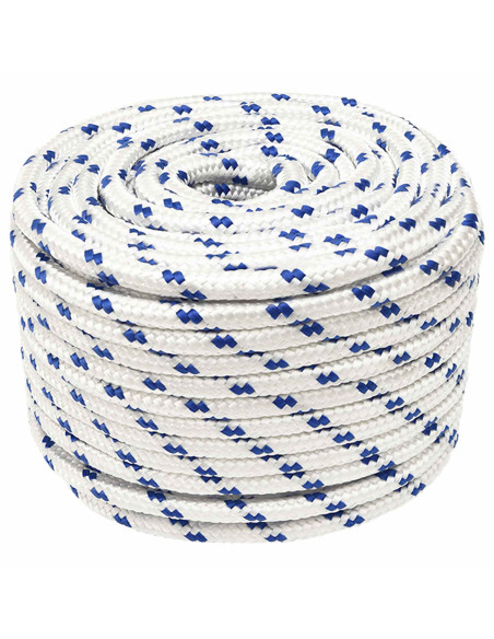 Corda multiuso 14 mm 100 m Bianco e Blu PP