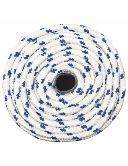 Corda multiuso 14 mm 100 m Bianco e Blu PP