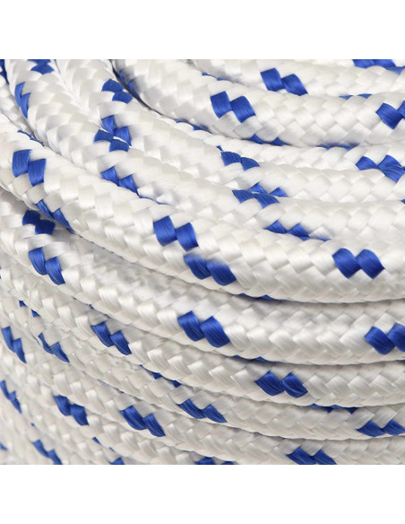 Corda multiuso 14 mm 100 m Bianco e Blu PP