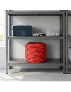 Corda multiuso 16 mm 25 m Rosso PP 1560 kg Carico massimo