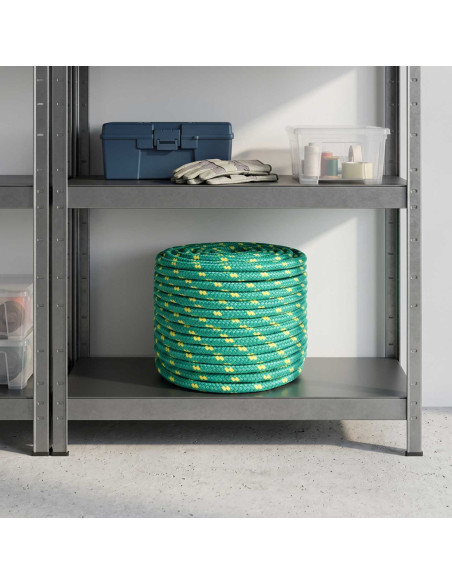 Corda multiuso 14 mm 50 m Verde PP 1275 kg Carico massimo