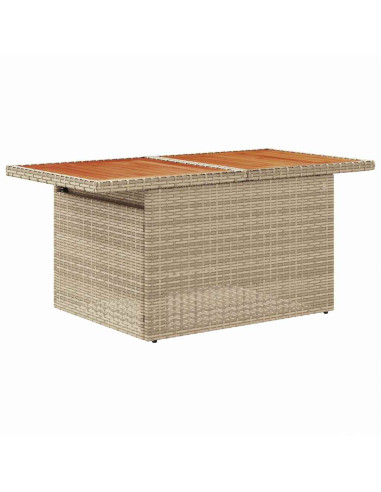 Set Divano da Giardino 8 pz beige e panna