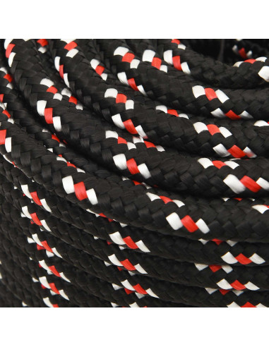 Corda multiuso 16 mm 25 m Nero e Rosso PP