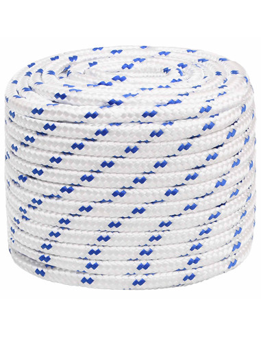 Corda multiuso 16 mm 25 m Bianco e Blu PP
