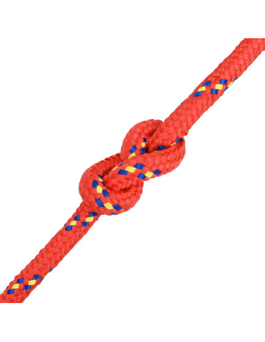 Corda multiuso 16 mm 100 m Rosso PP 1560 kg Carico massimo