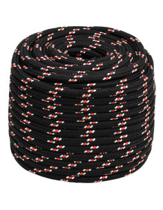 Corda multiuso 16 mm 100 m Nero e Rosso PP 2