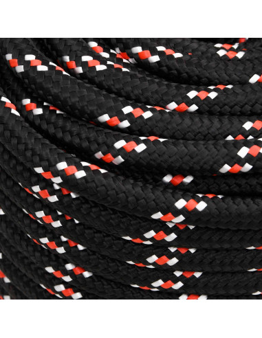 Corda multiuso 16 mm 100 m Nero e Rosso PP