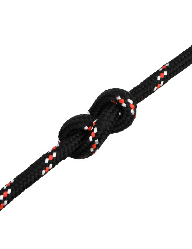 Corda multiuso 16 mm 100 m Nero e Rosso PP