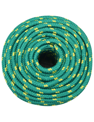Corda multiuso 14 mm 50 m Verde PP 1275 kg Carico massimo