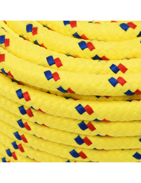 Corda multiuso 14 mm 50 m Giallo PP 1275 kg Carico massimo
