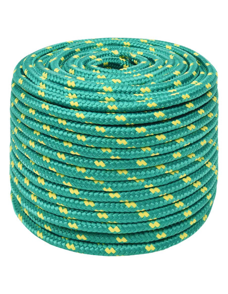 Corda multiuso 14 mm 250 m Verde PP 1275 kg Carico massimo