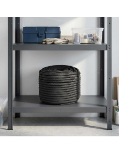 Corda multiuso 16 mm 50 m Nero Poliestere