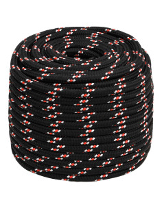Corda multiuso 18 mm 25 m Nero e Rosso PP 2