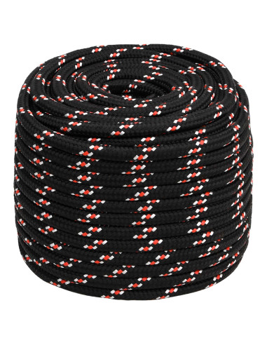 Corda multiuso 18 mm 25 m Nero e Rosso PP