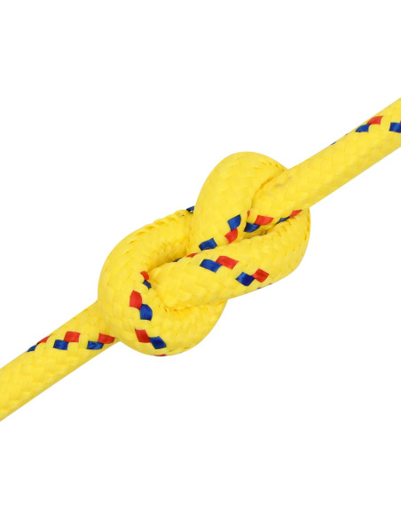 Corda multiuso 18 mm 25 m Giallo PP 1995 kg Carico massimo