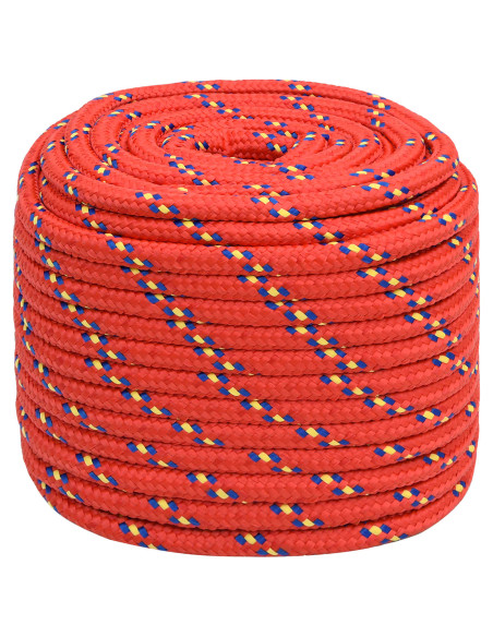 Corda multiuso 18 mm 100 m Rosso PP 1995 kg Carico massimo