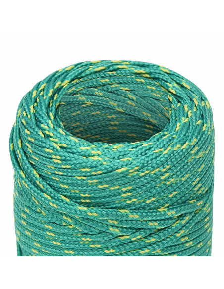 Corda multiuso 2 mm 25 m Verde PP 27 kg Carico massimo