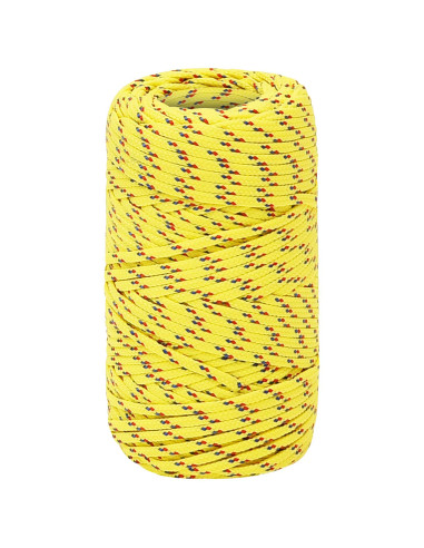 Corda multiuso 2 mm 25 m Giallo PP 27 kg Carico massimo