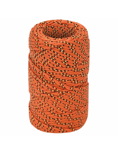 Corda multiuso 2 mm 25 m Arancione PP 27 kg Carico massimo