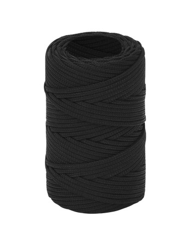 Corda multiuso 2 mm 100 m Nero PP 27 kg Carico massimo