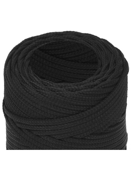 Corda multiuso 2 mm 100 m Nero PP 27 kg Carico massimo