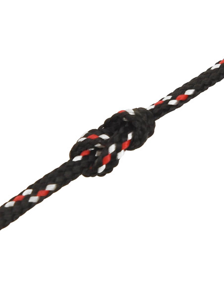 Corda multiuso 2 mm 100 m Nero e Rosso PP 27 kg Carico massimo