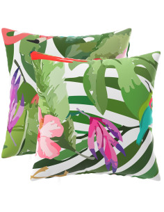 Cuscino con cuscino HEERLEN 2 pz Multicolore Poliestere 2