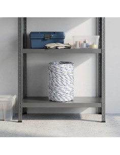 Corda multiuso 2 mm 500 m Bianco e Blu PP 27 kg Carico massimo