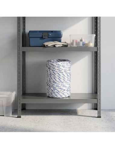 Corda multiuso 2 mm 50 m Bianco e Blu PP 27 kg Carico massimo