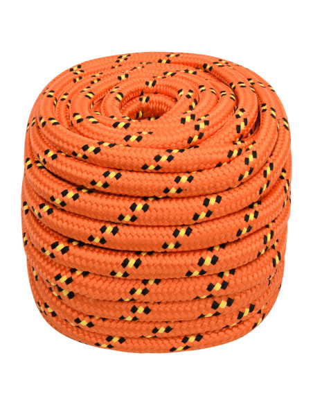 Corda multiuso 20 mm 100 m Arancione PP 2400 kg Carico massimo