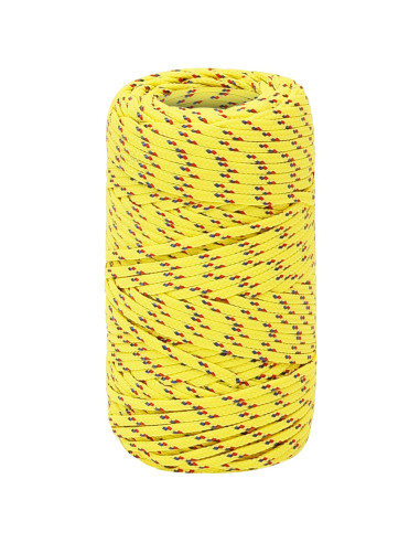 Corda multiuso 2 mm 500 m Giallo PP 27 kg Carico massimo