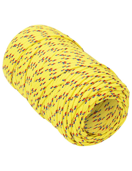 Corda multiuso 2 mm 500 m Giallo PP 27 kg Carico massimo