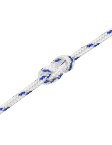 Corda multiuso 2 mm 500 m Bianco e Blu PP 27 kg Carico massimo