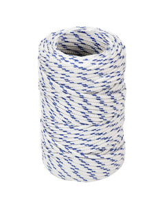 Corda multiuso 2 mm 50 m Bianco e Blu PP 27 kg Carico massimo 2