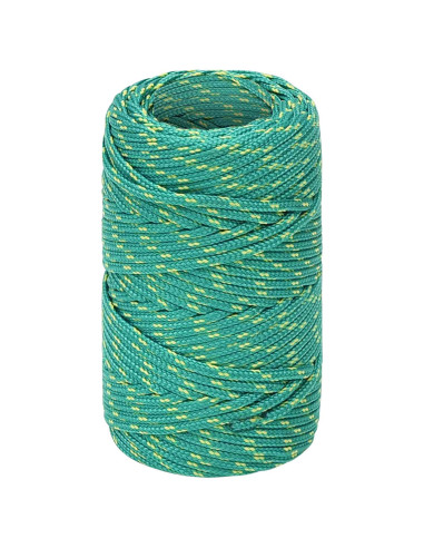 Corda multiuso 2 mm 250 m Verde PP 27 kg Carico massimo