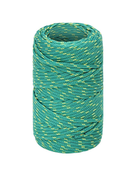 Corda multiuso 2 mm 250 m Verde PP 27 kg Carico massimo